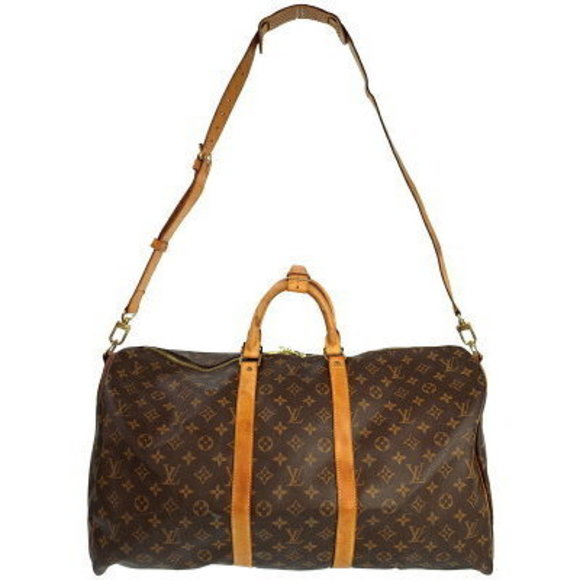 Louis Vuitton Monogram Keepall Bandouliere Travel Boston Bag - Picture 1 of 8